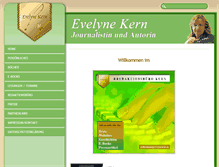 Tablet Screenshot of evelyne-kern.de